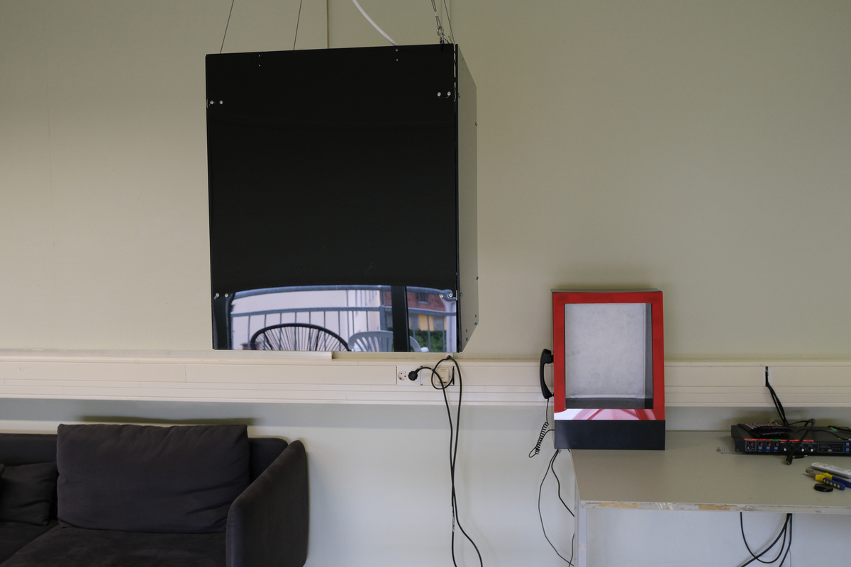 String Telephone installation view